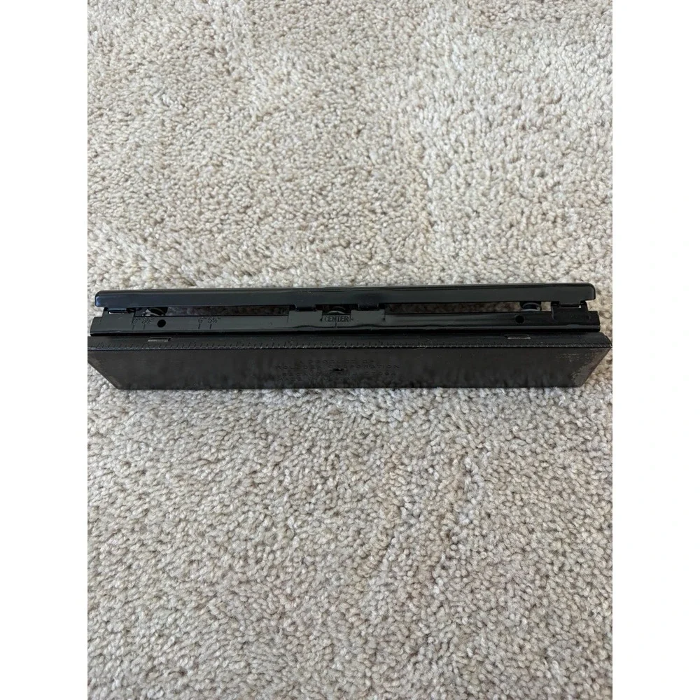 Vintage PUNCHODEX NO P-39 Black 3 Hole Punch Standard Paper Hole Made in USA‎